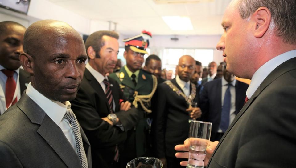 Visit of President of Botswana to Wingoc 5